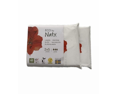 Тестер Органические ежедневные прокладки Eco by Naty, 10 шт
