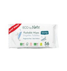 Органічний вологий туалетний папір Eco by Naty, 56 шт