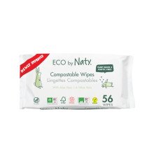 Органические салфетки Eco by Naty с алоэ 56 шт