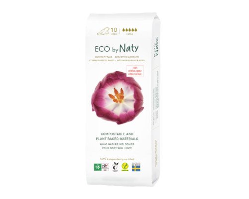 Послеродовые органические прокладки Eco by Naty 10 шт