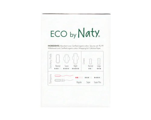 Органические тампоны Eco by Naty Regular 18 шт