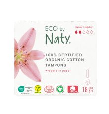 Органічні тампони Eco by Naty Regular 18 шт