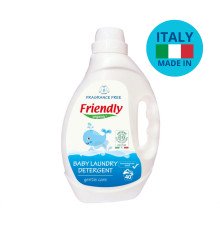 Органічний рідкий пральний порошок Friendly Organic без запаху 2000 мл (40 прань)