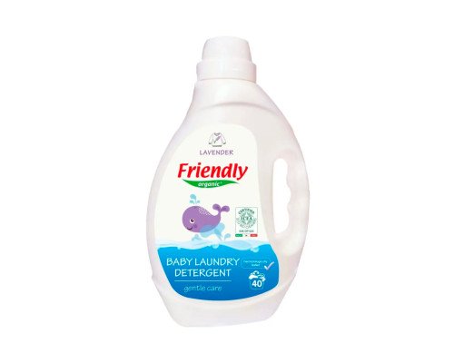 Органический жидкий стиральный порошок Friendly Organic лаванда 2000 мл (40 стирок)