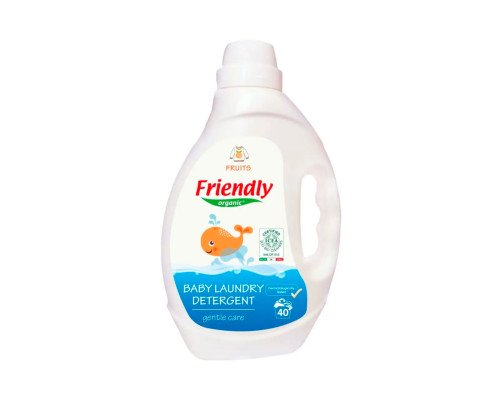 Органический жидкий стиральный порошок Friendly Organic фрукты 2000 мл (40 стирок)