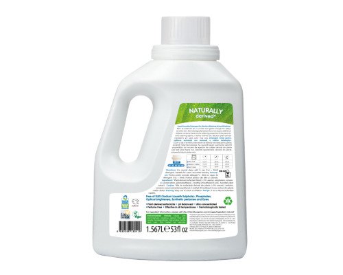Органический жидкий стиральный порошок-концентрат Friendly Organic без запаха 1,57 литров (53 стирки)