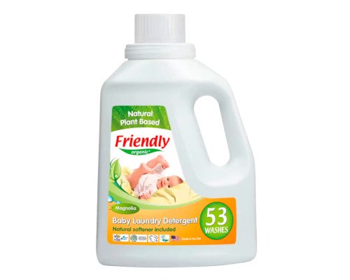 Органічний рідкий пральний порошок-концентрат Friendly Organic магнолія 1,57 літрів (53 прання)