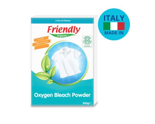 Органічний кисневий порошок для видалення плям Friendly Organic 500 гр