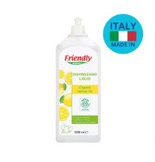 Органічний засіб для миття посуду Friendly Organic з лимонною олією 1000 мл