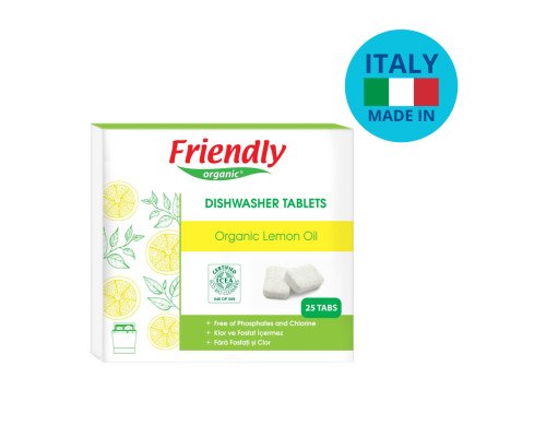 Органічні таблетки для посудомийної машини Friendly Organic 25 шт