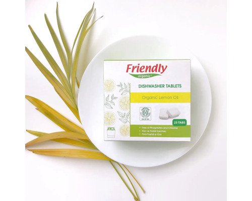 Органические таблетки для посудомоечной машины Friendly Organic 25 шт
