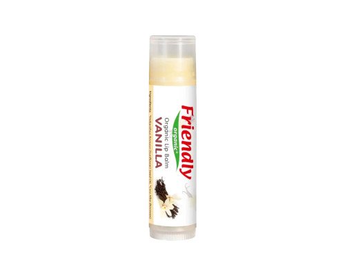 Органический бальзам для губ Friendly Organic ваниль 4,25 гр