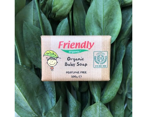 Органическое твердое мыло для рук Friendly Organic без запаха 100 гр