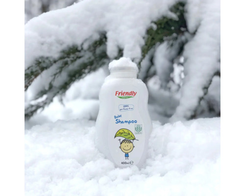 Органічний дитячий шампунь-гель Friendly Organic без запаху 400 мл