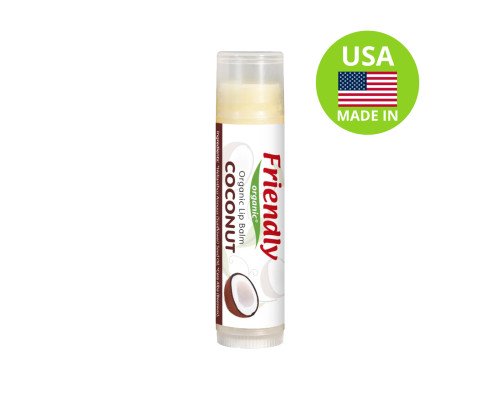 Органічний бальзам для губ Friendly Organic кокос 4,25 гр