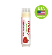 Органический бальзам для губ Friendly Organic клубника 4,25 гр