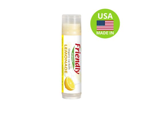 Органічний бальзам для губ Friendly Organic лимонад 4,25 гр