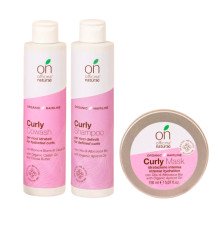 Набор по уходу за вьющимися волосами Curly для очерченных локонов Officina Naturae
