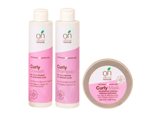 Набір по догляду за кучерявим волоссям Curly для окреслених локонів Officina Naturae