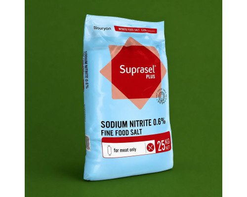 Соль пищевая нитритная Suprasel Plus Nitrite 0,6% вакуумированая, мішок 25 кг