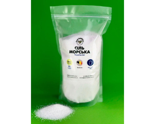 Сіль морська Zoutman Fine Marsel Salt, пакет (пачка) 0.25 кг