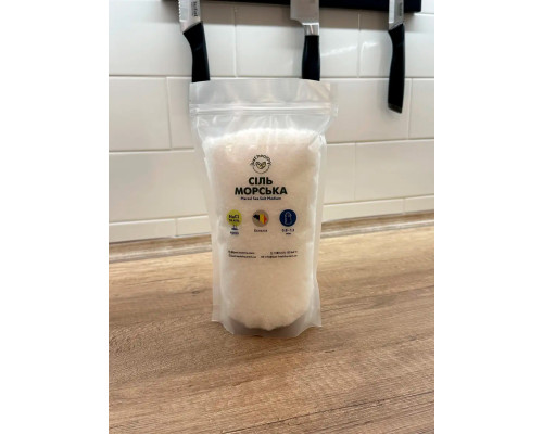 Сіль Zoutman крупні пластівці, Coarse Flakes Salt, пакет (пачка) 0.25 кг