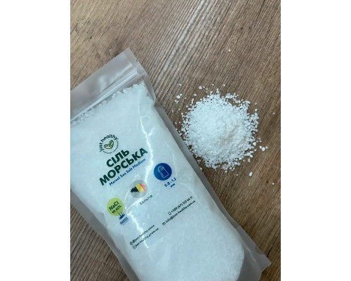 Сіль Zoutman крупні пластівці, Coarse Flakes Salt, пакет (пачка) 1кг