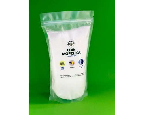Сіль морська Zoutman Fine Marsel Salt, пакет (пачка) 0.25 кг