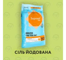 Соль пищевая йодированная Suprasel Plus Iodide, мешок 25кг