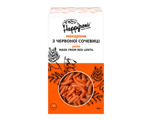 Завитки з червоної сочевиці, 300 г