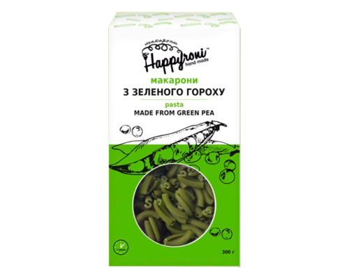 Завитки з зеленого гороху, 300 г